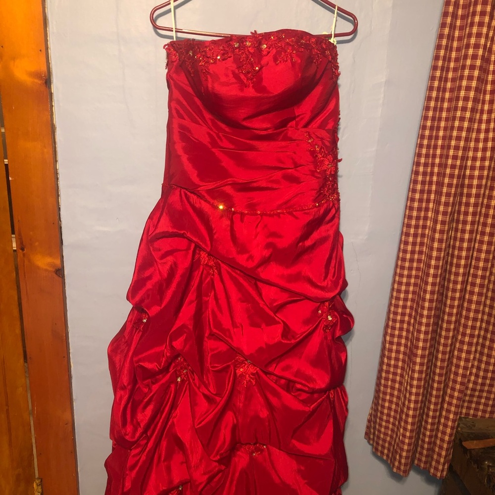 Red dress